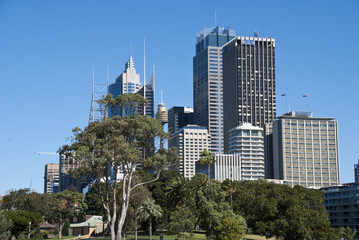 Fototapeta na wymiar Detail of Sydney on a Winter Morning, Australia