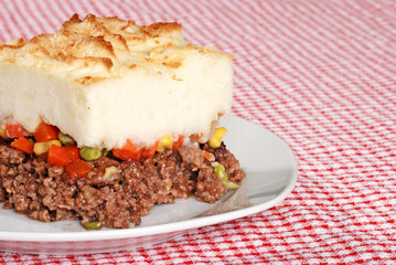 closeup of shepards pie