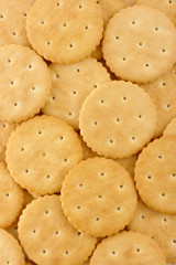 Yellow crackers background