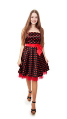 girl isolated on white