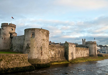 Fototapeta na wymiar Zamek króla Jana Limerick