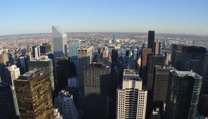 Türaufkleber New York New York Manhattan Skyline