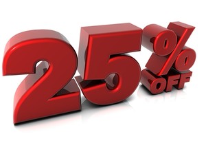 25% Off