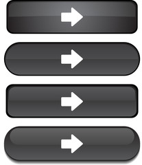Arrow  web buttons. Vector illustration