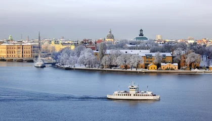 Papier Peint photo Stockholm Ville de Stockholm