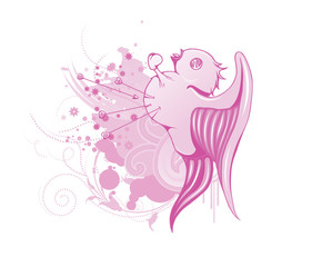 vector abstract bird