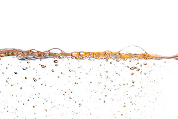 Orangene Wasseroberfläche