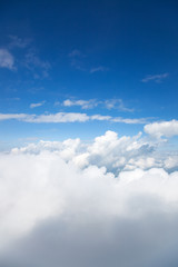 Blue sky and clouds