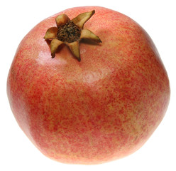 Pomegranate isolated with clipping path