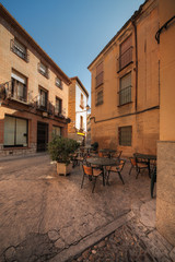 Fototapeta na wymiar Street Restaurant w Toledo, Hiszpania