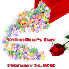 Valentine's Day message with date - 19759807