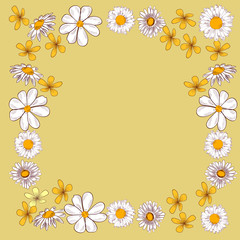Background with floral ornament