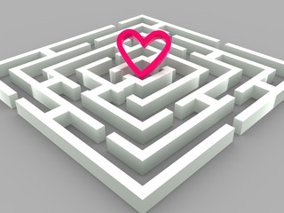 Labyrinth and heart