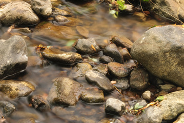 Stones in river