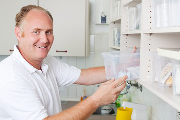 Obraz premium zahnarzt im labor