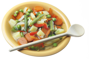 Diet vegetable soup.