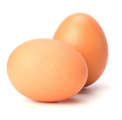 eggs isolated on white background