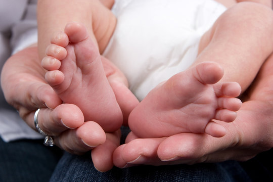 Holding Baby Feet