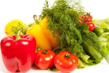 Bunch of fresh vegetables