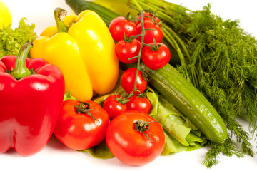 Fototapeta na wymiar Bunch of fresh vegetables