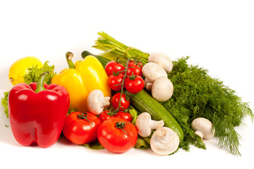 Bunch of fresh vegetables