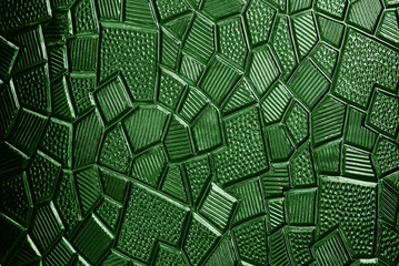 green glass background