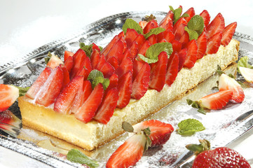 Strawberry cake
