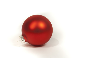 red christmas tree decoration
