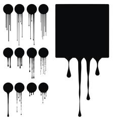 excellent high quality drips vector illustration