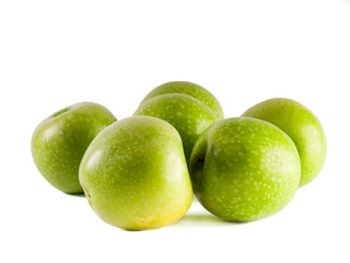 Six Granny Smith apples