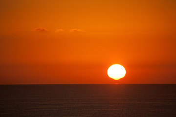 Fototapeta na wymiar Sunrise in Red Sea