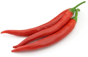 Fotobehang Red pepper © Dionisvera