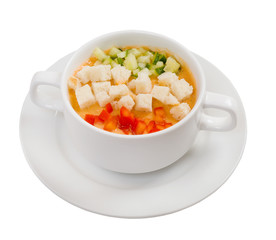 vegetable soup with zwieback