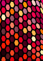 Abstract bright stained-glass background