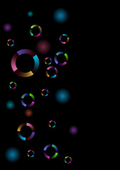 Abstract black background