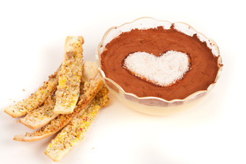 Valentine pudding