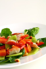 salad with  crab meat