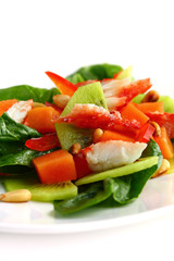salad with  crab meat