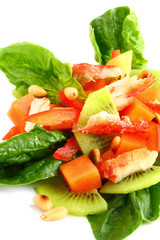 salad with crab meat