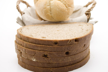 Brot geschnitten