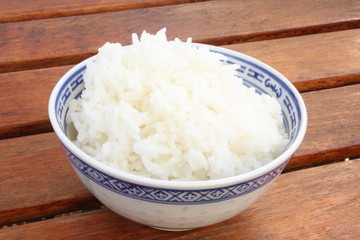 Bowl of plain rice