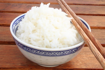 Bowl of plain rice