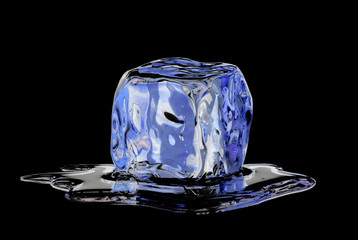 Un hielo derritiéndose,
