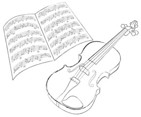Fototapeta premium violin