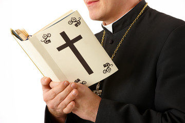 Young priest