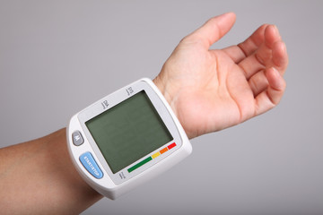 Blutdruck Messgerät Display LCD leer