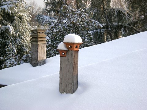 Camini con neve