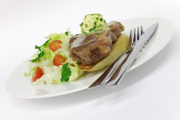 Rumpsteak mit Kräuterbutter