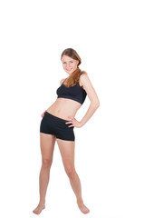 Naklejka premium Fitness woman