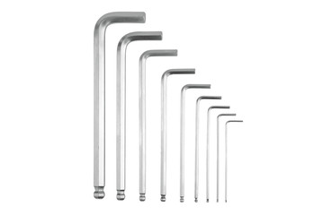 Set of hexagon screw tools